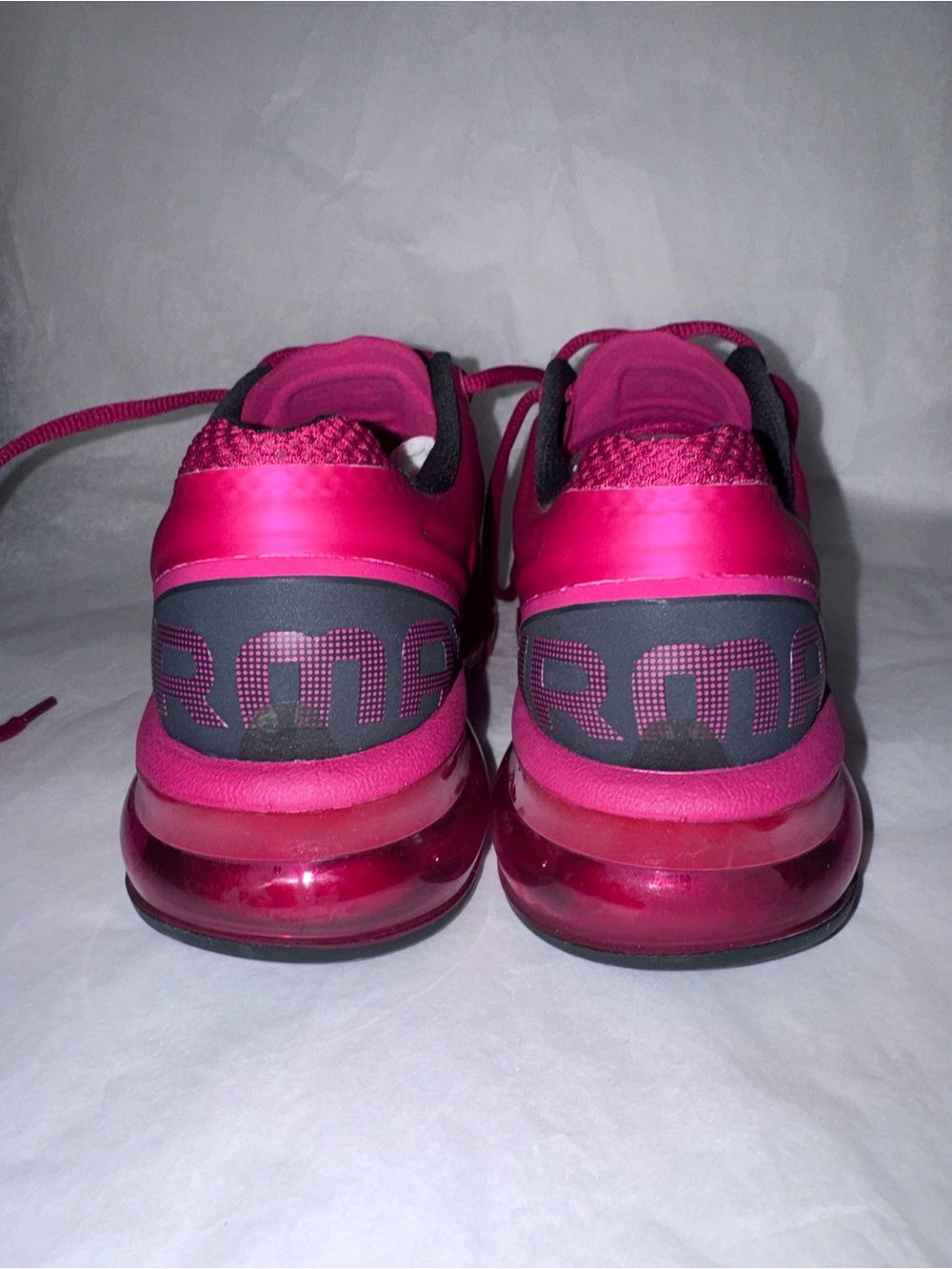 Nike Women's Magenta Mesh Air Max Sneakers with White Swoosh - Picture 10 of 10